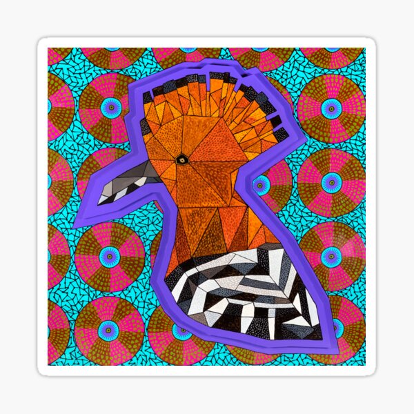 African Hoopoe Sticker