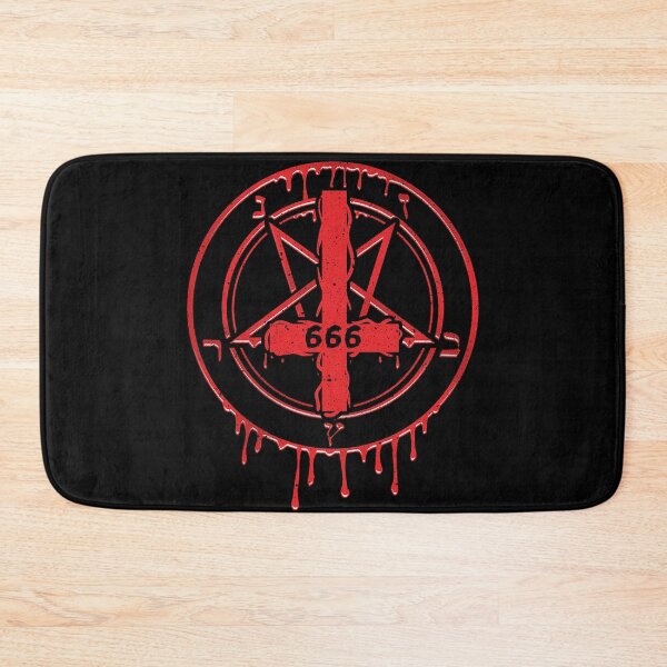 Item preview, Inverted Cross 666 Number of the Beast Satanic Symbol Pentagram Sigil of Baphomet designed and sold by Reign Of Darkness.