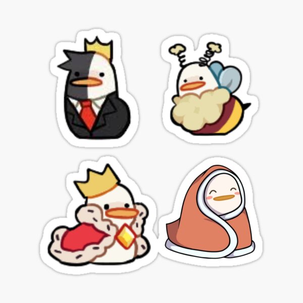"benson duck sticker pack " Sticker by Zastizy Redbubble