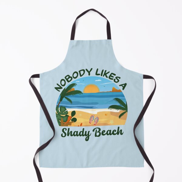 Item preview, Nobody likes a shady beach, dark text, beach funny ocean vacation, hawaiian palm trees, beach duty sunglasses, travelling lover designed and sold by SGS-.