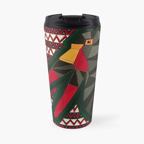 Saddle-billed Stork Travel Coffee Mug