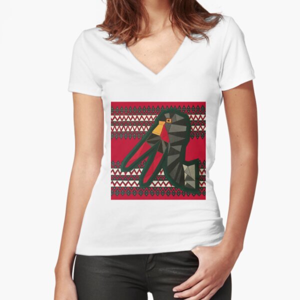 Fitted V-Neck T-Shirt