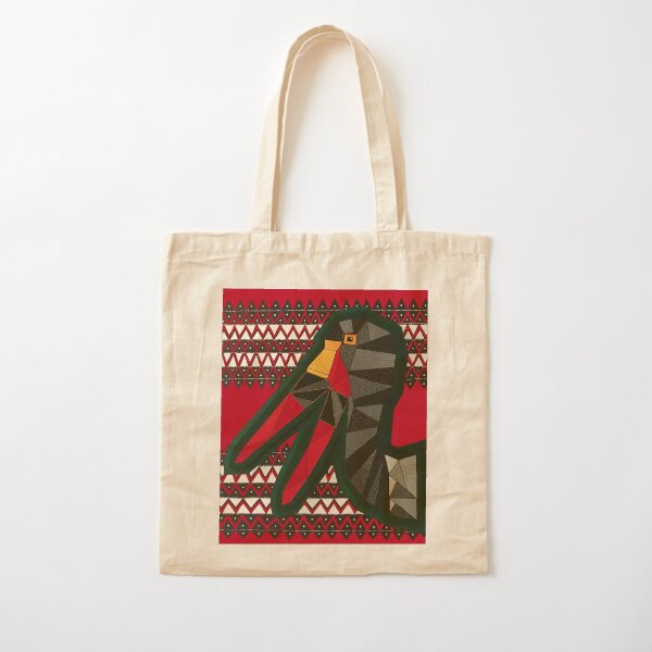 Saddle-billed Stork Cotton Tote Bag