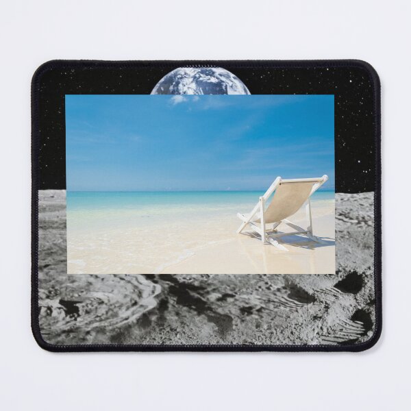Item preview, beach on the moon designed and sold by Gnarbikememes.