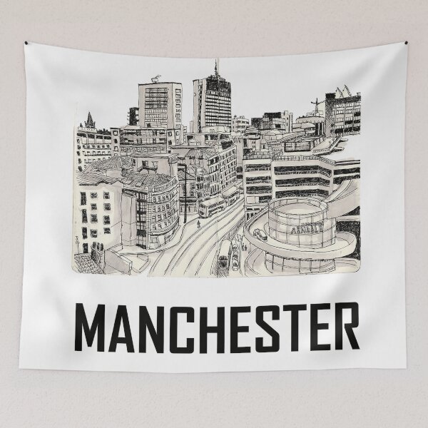 Item preview, Manchester city center art designed and sold by nickjones81.