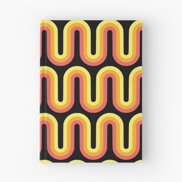 Item preview, Nostalgic Retro Pattern on Black designed and sold by meggydesigns.