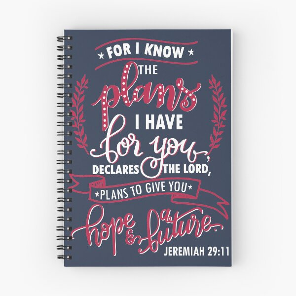 Item preview, Plan Hope Future - Jeremiah 29:11 God promise trust faith designed and sold by papillondesign.