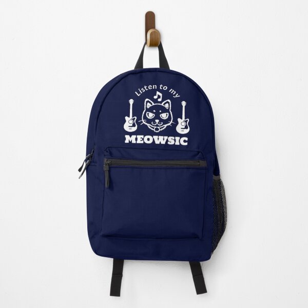 Item preview, Listen To My Meowsic Funny Cat Pun designed and sold by catchyology.
