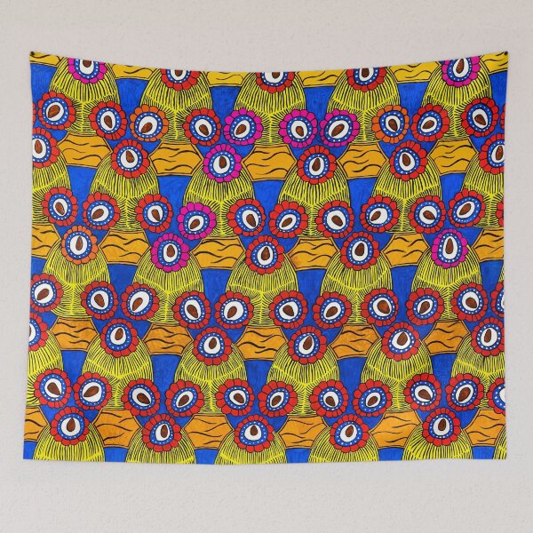 Item preview, Savannah Flower Capulana designed and sold by Sasi Chambers.