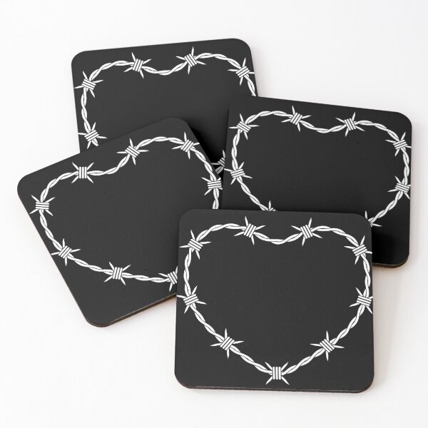 Item preview, Barbed Wire Heart Grunge Punk Goth Gothic Egirl Aesthetic Goth Black Style designed and sold by Reign Of Darkness.