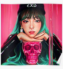 Hot pink. Poster