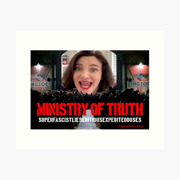 Ministry Of Truth Art Print