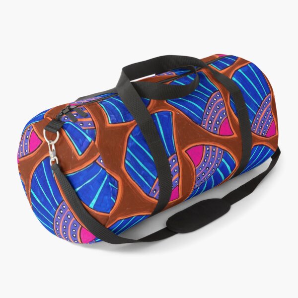Tail Feather Fan Capulana Duffle Bag
