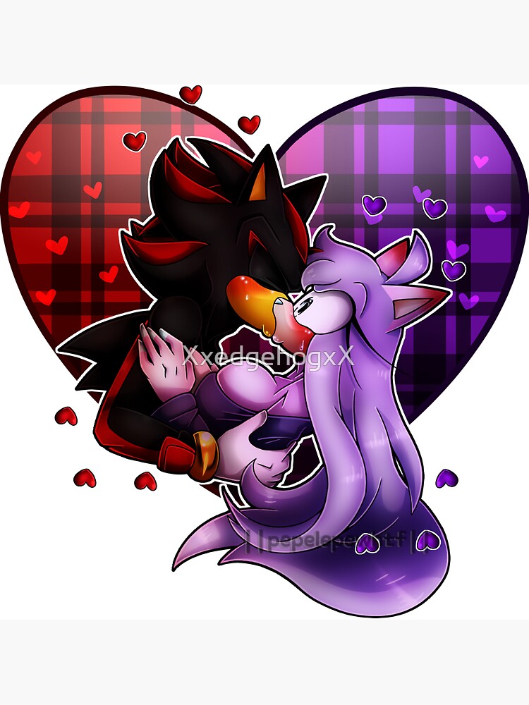 reactions etc on X: sonic the hedgehog shadow kiss kissing i love you  animation  / X