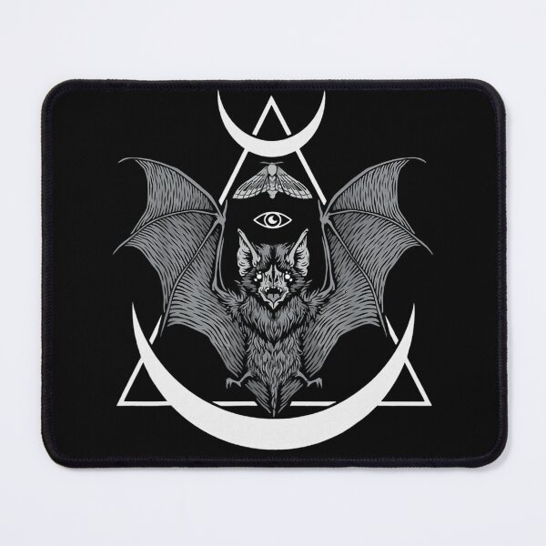 Item preview, Bat and moon Nocturnal Bat with Moon Halloween Gothic Dark Dweller designed and sold by Reign Of Darkness.