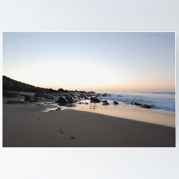 Sunrise on Basham Beach Poster