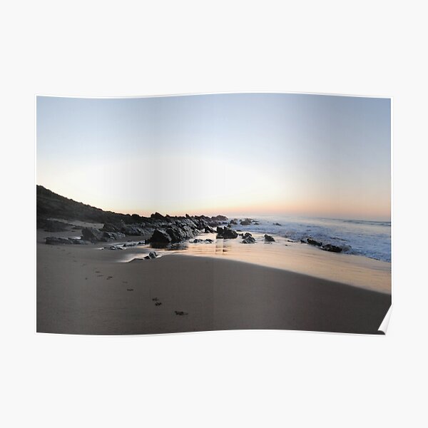 Sunrise on Basham Beach Poster
