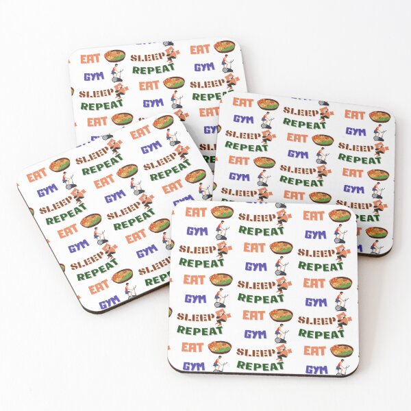 Item preview, EAT, GYM, SLEEP, REPEAT designed and sold by W+S Designs.