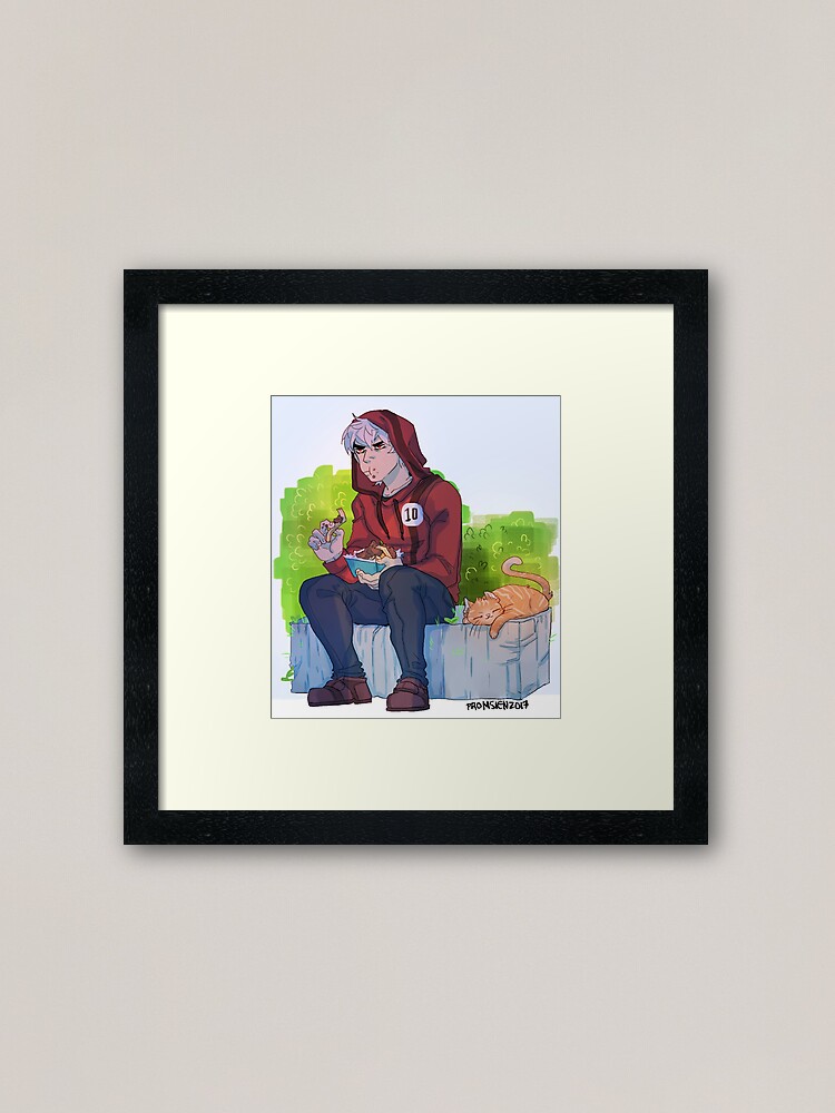 Albedo Ben 10 Framed Art Print By Promsien Redbubble