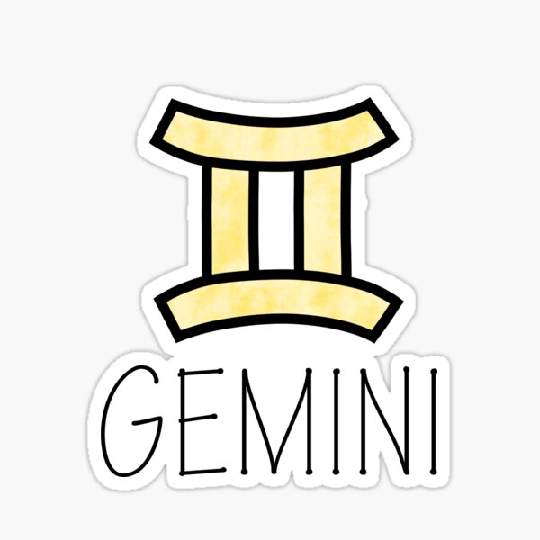 Gemini Sticker