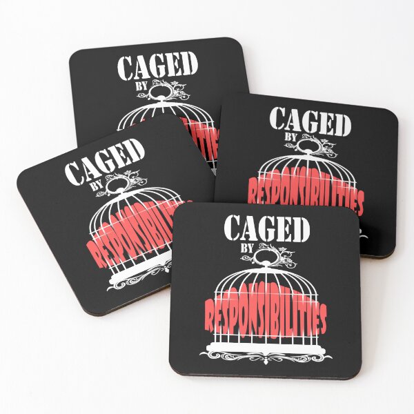 Item preview, Caged By Responsibilities for Workaholics | Dark Version designed and sold by Tender-Rascal.