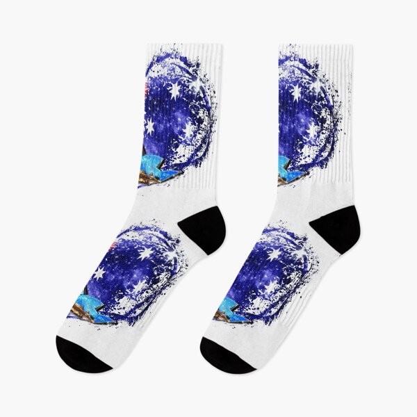 Item preview, Australia Flag Heart Splash Sydney designed and sold by Jolly-Yosei.