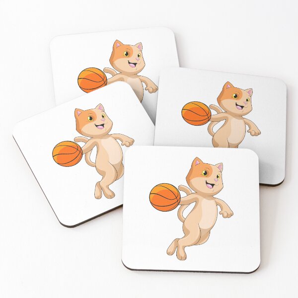 Item preview, Cat as Basketball player with Basketball designed and sold by Snabdesign84.
