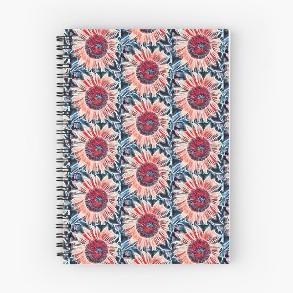 Item preview, Red Sunflower Flower Pattern designed and sold by MarieClaude1954.