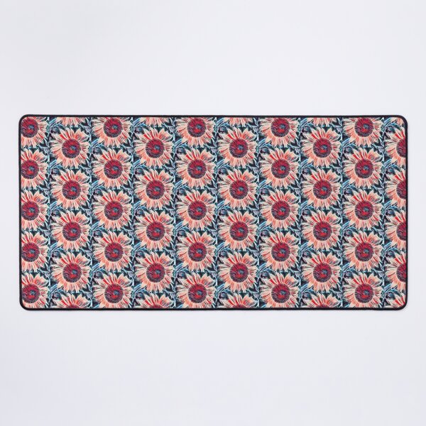 Item preview, Red Sunflower Flower Pattern designed and sold by MarieClaude1954.