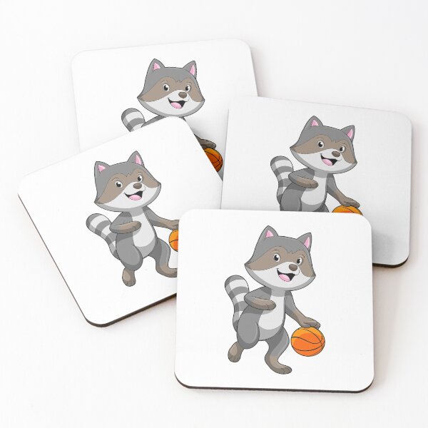 Item preview, Racoon as Basketball player with Basketball designed and sold by Snabdesign84.