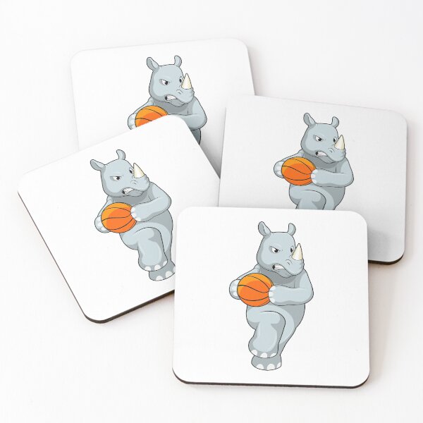 Item preview, Rhino as Basketball player with Basketball designed and sold by Snabdesign84.
