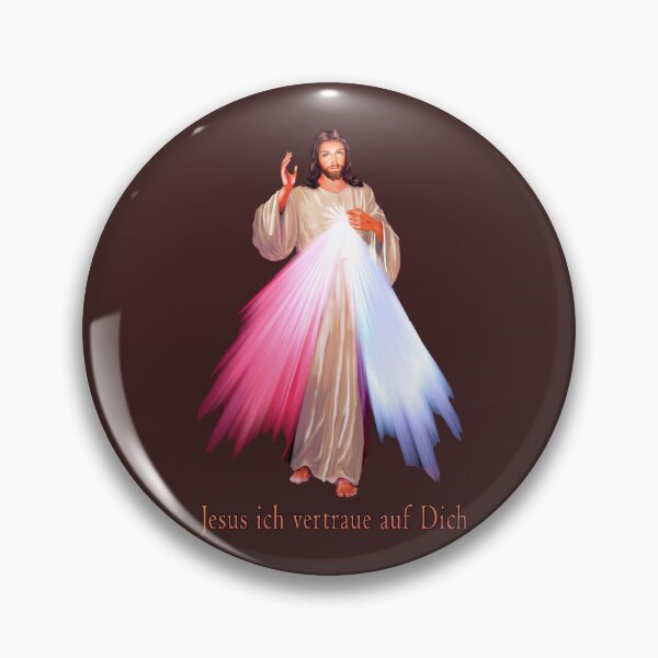 Item preview, Jesus ich vertraue auf Dich (Jesus, I trust you text in German) Deutscher Text designed and sold by Brasilia.