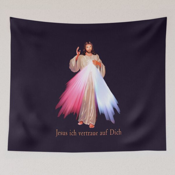 Item preview, Jesus ich vertraue auf Dich (Jesus, I trust you text in German) Deutscher Text designed and sold by Brasilia.