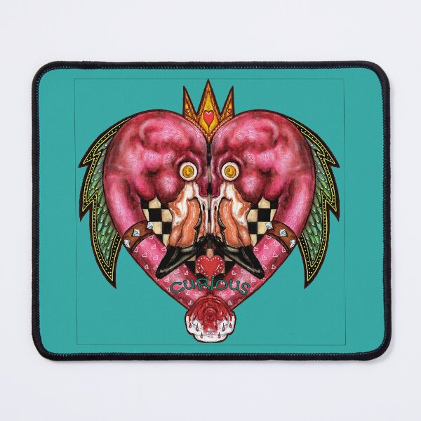 Item preview, Curious Flamingo designed and sold by AllofAlice.