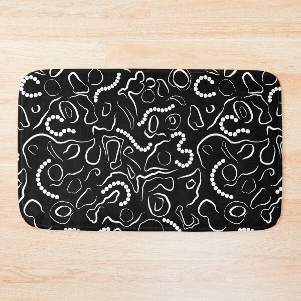 Item preview, white microscopic pattern designed and sold by AtiPrintary.
