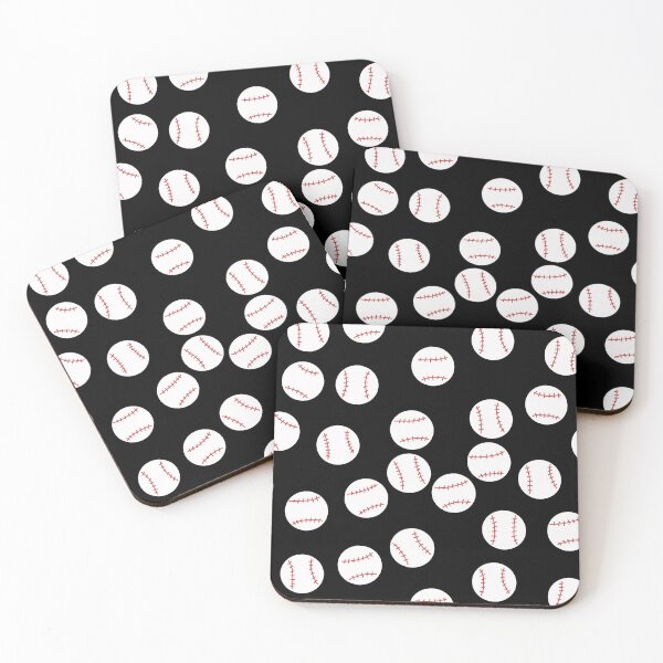 Item preview, Baseball on Black designed and sold by RepeatCandy.