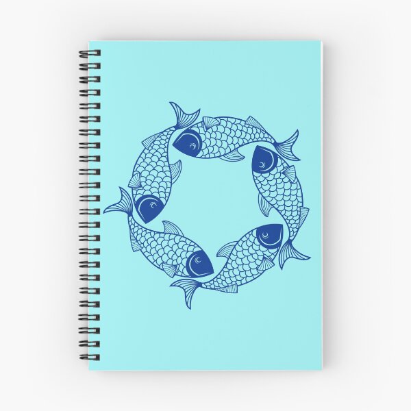 Item preview, Blue Fish Mandala designed and sold by MyTshirtArt.