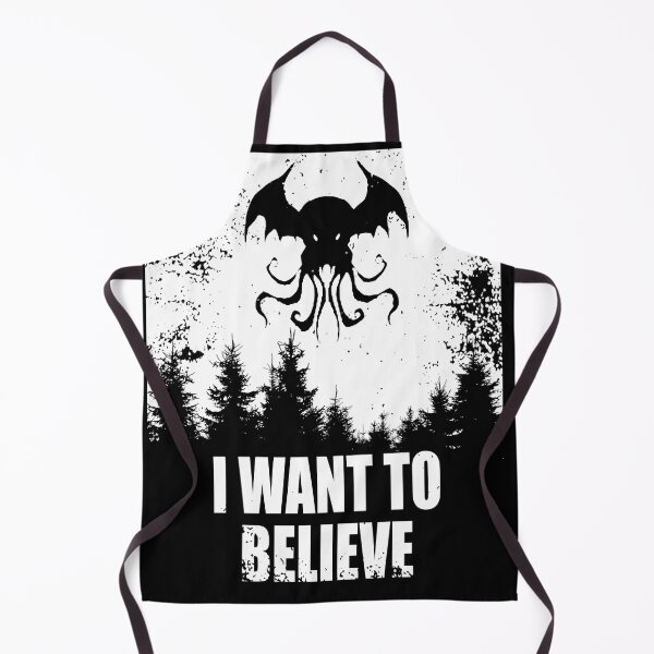 Item preview, I want to believe Cthulhu Love craft Occult Pagan Octopus Monster apocalypses designed and sold by Reign Of Darkness.
