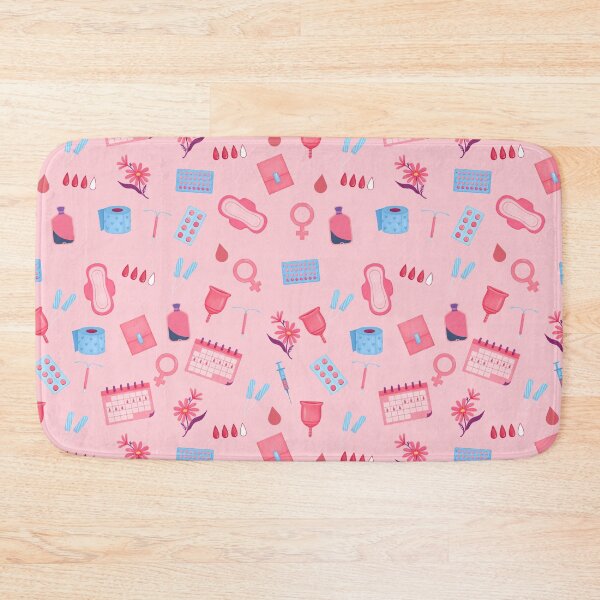 Item preview, Menstruation pattern pink designed and sold by Lady-Frost.