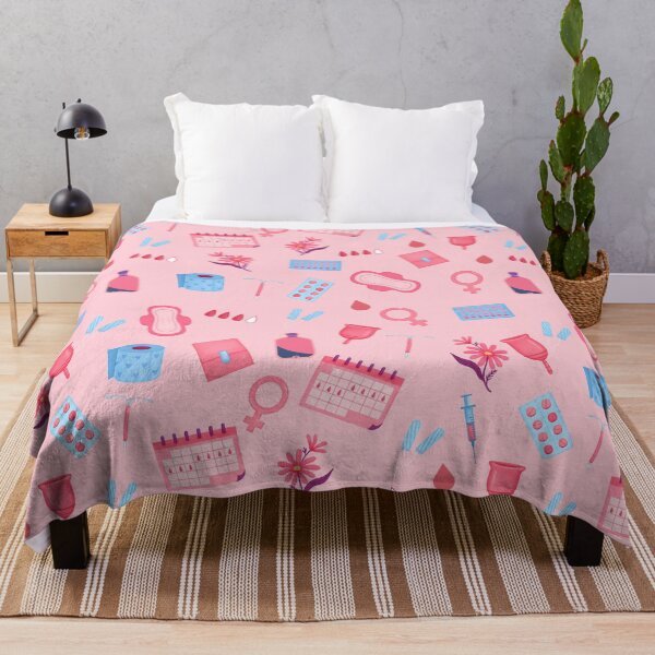 Item preview, Menstruation pattern pink designed and sold by Lady-Frost.