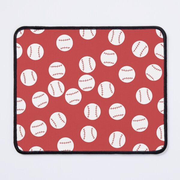 Item preview, Baseball on Red designed and sold by RepeatCandy.
