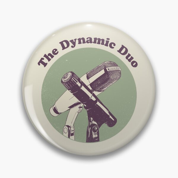 Item preview, The Dynamic Duo Retro Microphones – Sound engineer jokes designed and sold by Rigipedia.