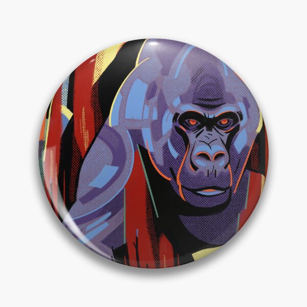 Item preview, Gorilla Colorful Comic Art. Majestic Ape designed and sold by Rebel-Design.