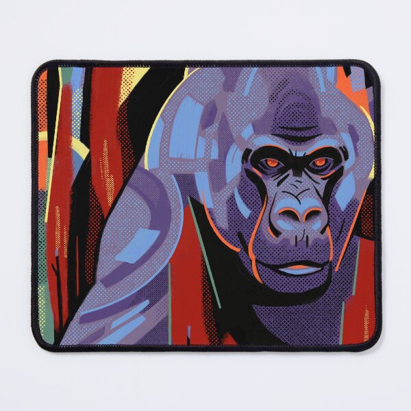 Item preview, Gorilla Colorful Comic Art. Majestic Ape designed and sold by Rebel-Design.