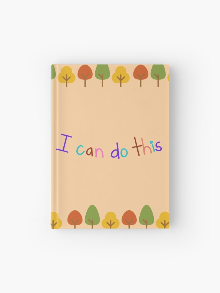 Thumbnail 1 of 3, Journal, Colorful I Can Do This - design by JiggsFashion designed and sold by JiggsFashion.