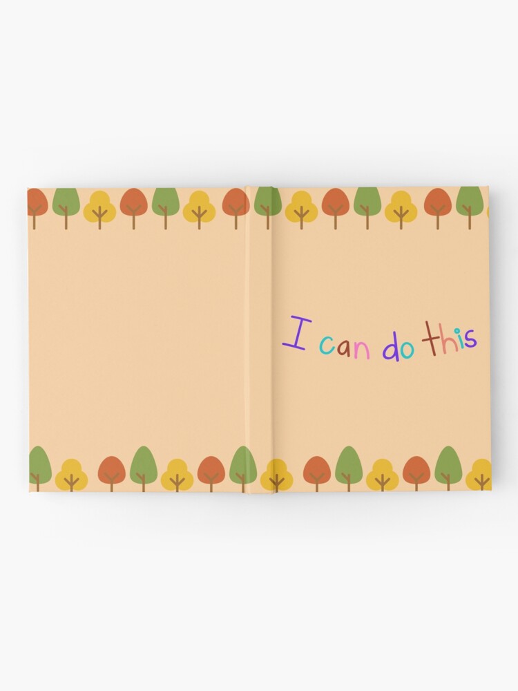 Thumbnail 2 of 3, Journal, Colorful I Can Do This - design by JiggsFashion designed and sold by JiggsFashion.