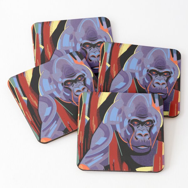 Item preview, Gorilla Colorful Comic Art. Majestic Ape designed and sold by Rebel-Design.