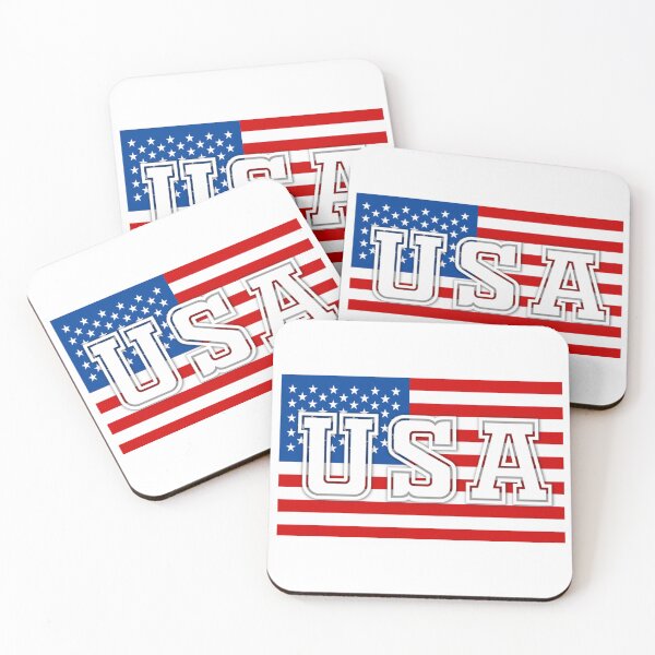 Item preview, USA in white letters and an American Flag designed and sold by AmericaFreedom.