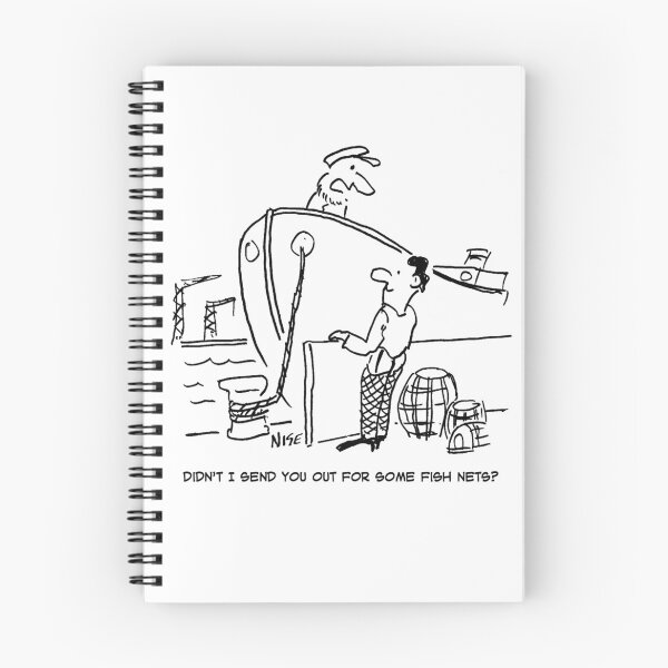 Item preview, Fishing Boat Captain Asks About Fish Nets designed and sold by NigelSutherland.