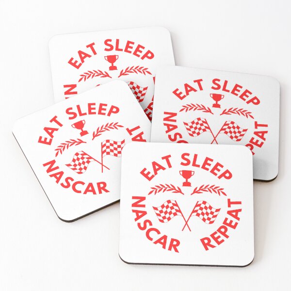 Item preview, Eat Sleep Nascar Repeat Red designed and sold by Web CreationsNL.
